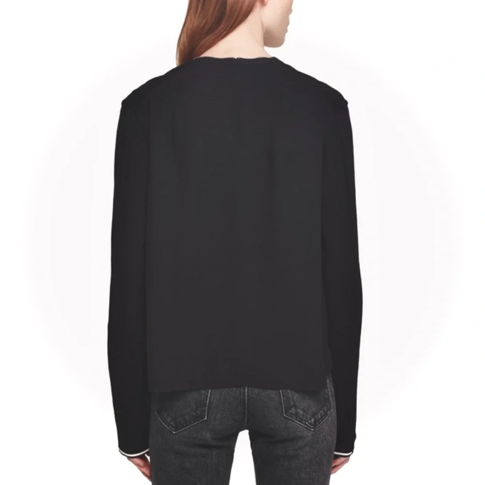 SOLD✨RAG & BONE | XS/S | Vanessa Ribbed Zip Detail Top Blouse Light Jacket NWOT